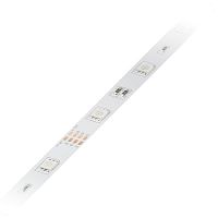 Светодиодная лента 12В Uniel ULS-5050-60LED/m-10mm-IP65-DC12V-14,4W/m-5M-RGB, клеевая основа картинка 